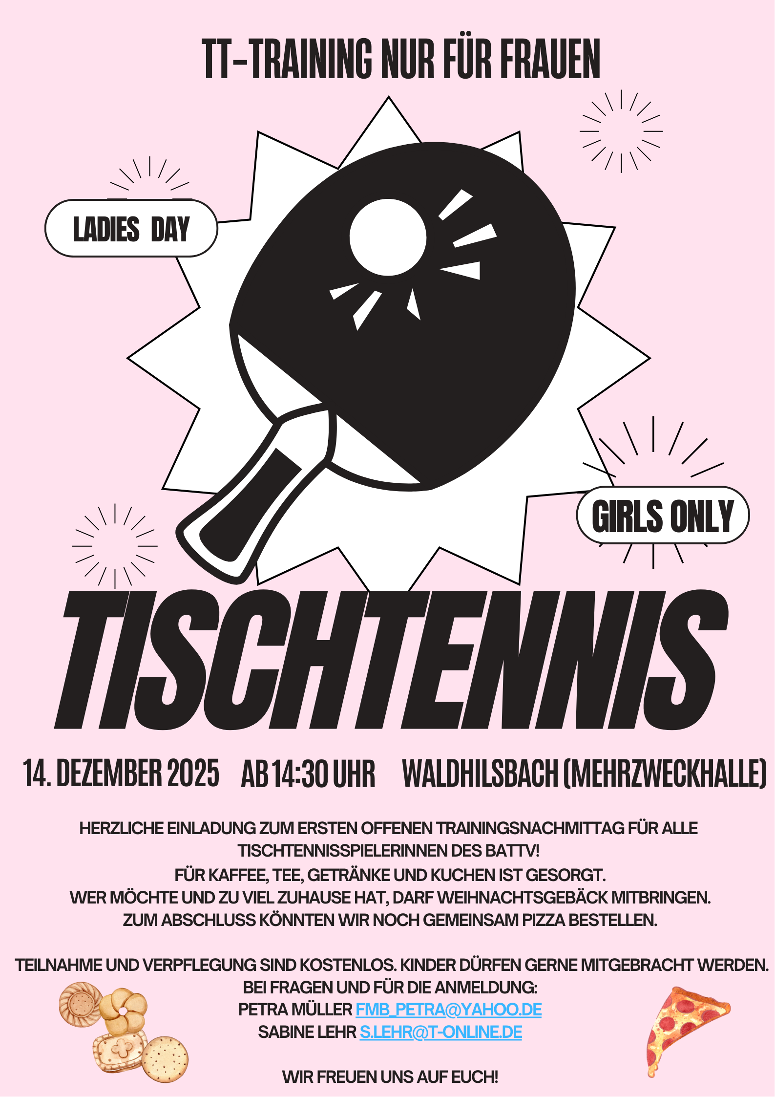 TT-Training nur für Frauen